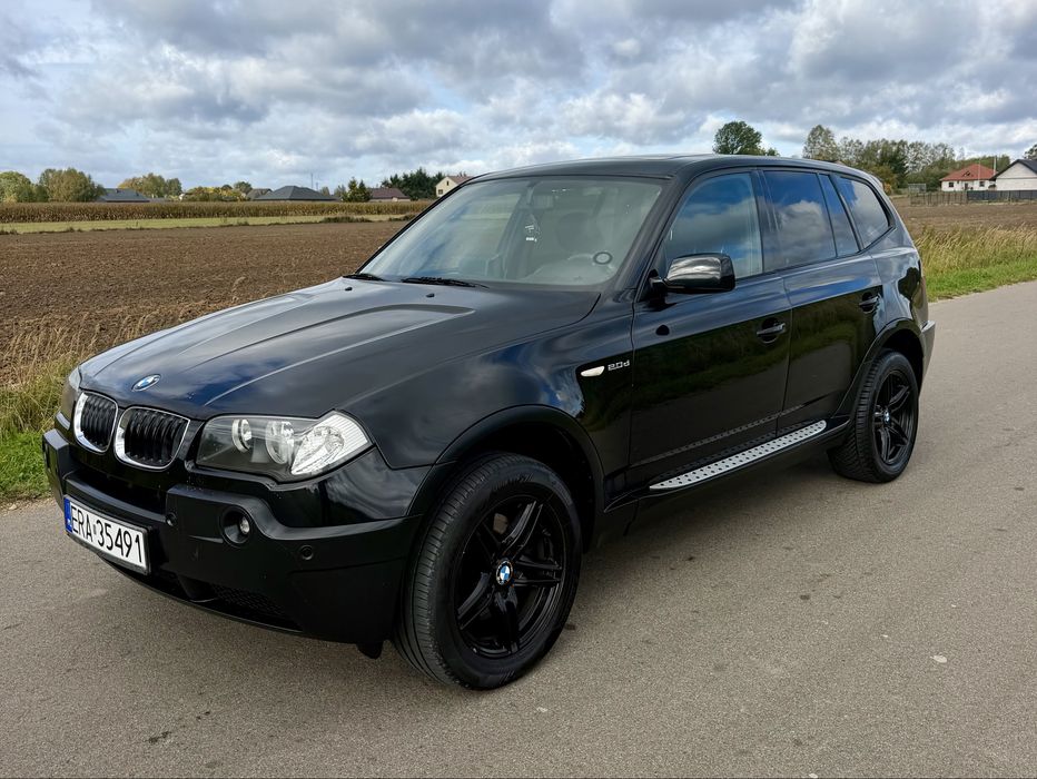 BMW X3 2.0 150km 4x4 bogata wersja skóry carplay android stan idealny możliwy transport
