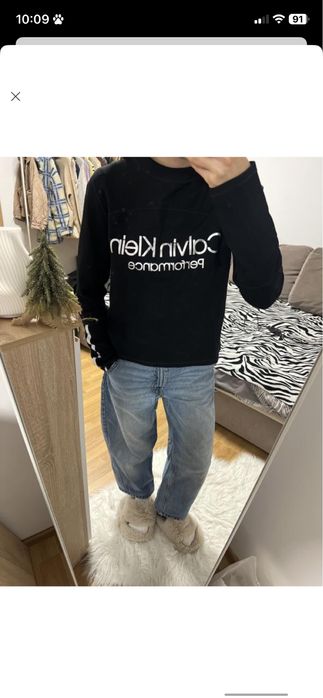 Джинси баггі bershka / сині джинси бершка