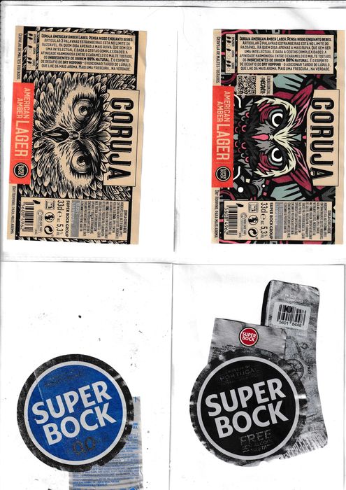 Rotulos de cerveja Super-Bock