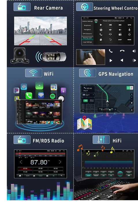 Rádio 9" android Toyota Prius CARPLAY WIFI GPS 2/32GB Novo