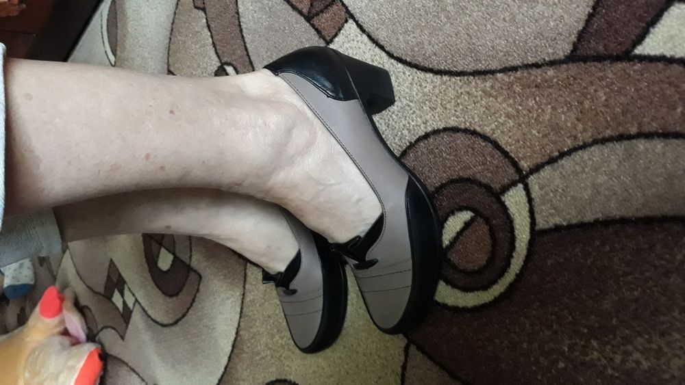 Туфли кожаные