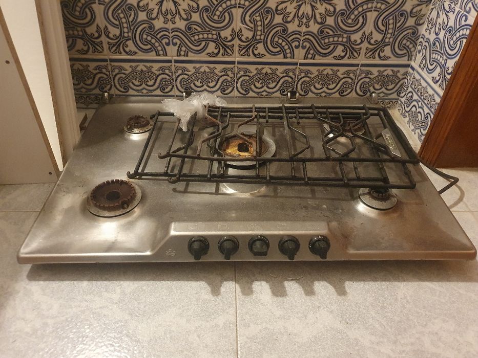 Placa fogão Candy a gás com 4 bicos