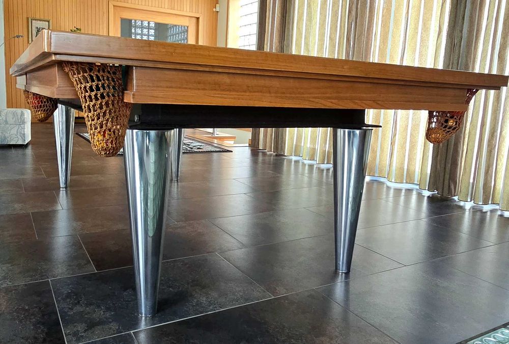 Bilhar Snooker com design e qualidade. IMPERDÍVEL!