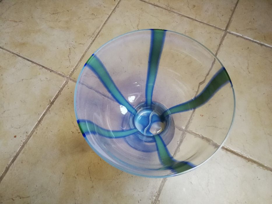 DUŻA SZKLANA MISA, wazon, miska, salatera, salaterka