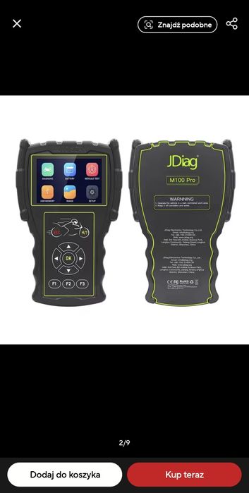 Interfejs diagnostyczny do motocykli Jdiag M100 pro
