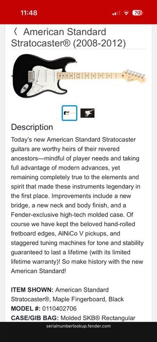 Fender American Standard 2010