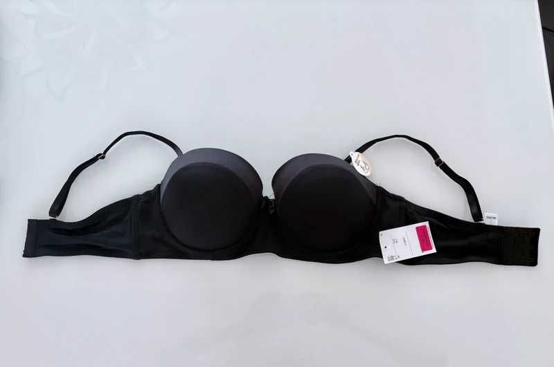 Nowy z metką stanik biustonosz damski czarny TK Maxx 38C/85 C