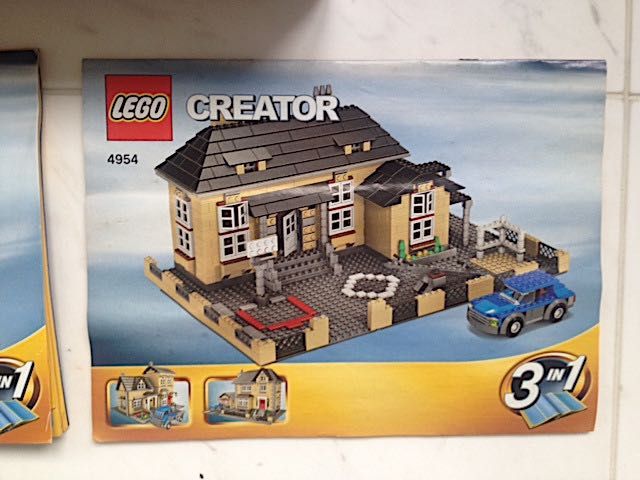 Modular Townhouse Lego 4954 Instructions Creator 4954 Lego