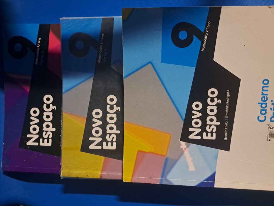 Manual livro de matemática + caderno de atividades Novo Espaço 9 ano