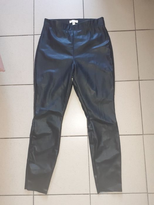 Продам кожаные брюки h&m