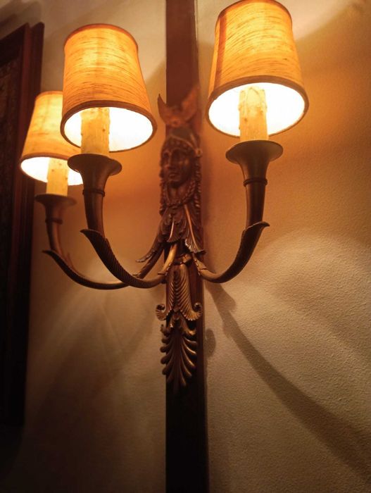 2 candeeiros antigos