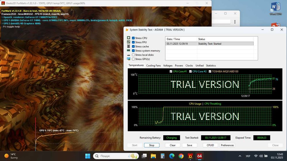 Ноутбук Lenovo IdeaPad Z510 • i5-4200M • GT740M(2gb) • ОЗУ(8gb) • SSD