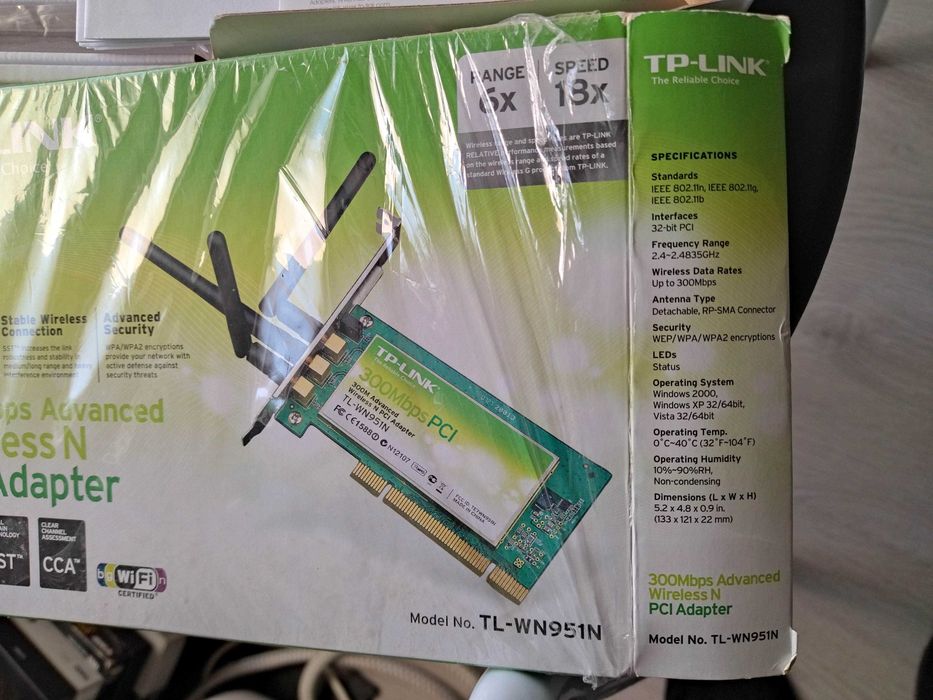 Placa Wifi TP-Link TL-WN951N PCi511601170355343361