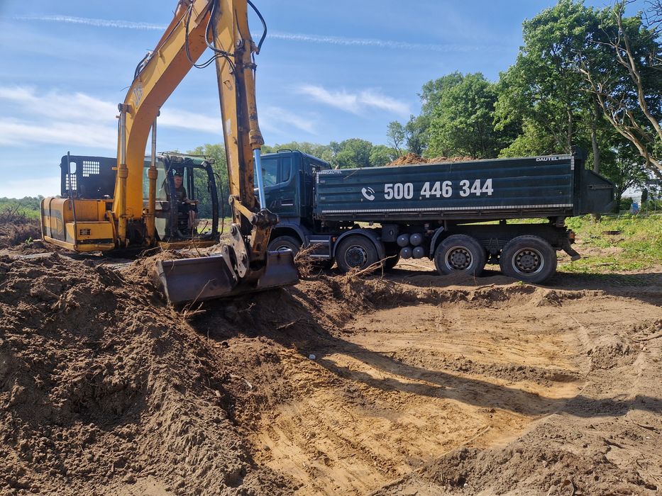 Uslugi,wynajem Koparka, minikoparką usługi budowlane