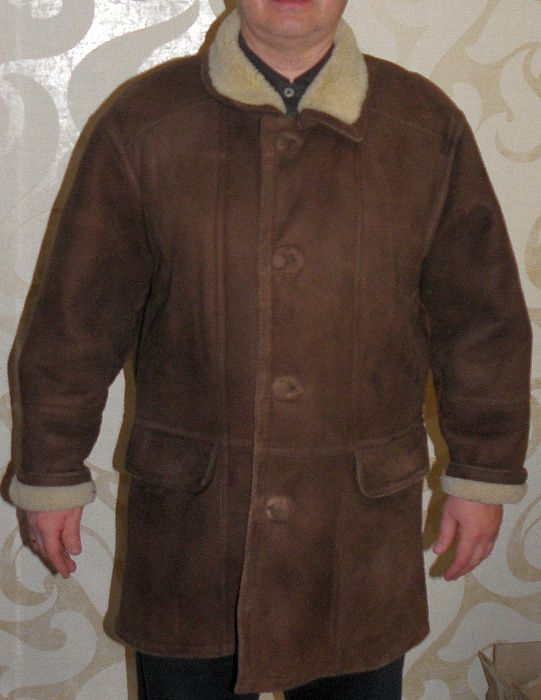 Мужская натуральная дублёнка (Польша).