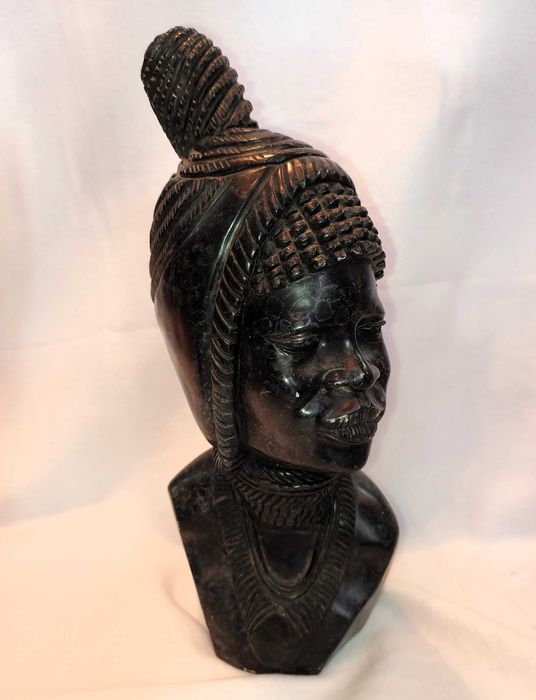 Lote Peças Bustos Arte Africana