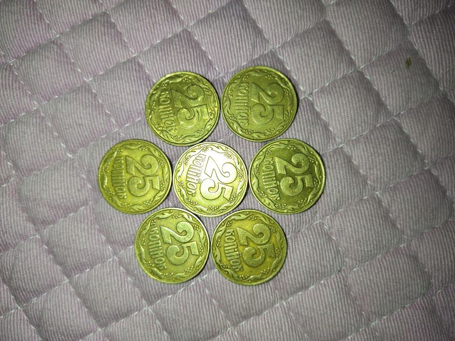 25 копійок 1992 року (94 штуки)