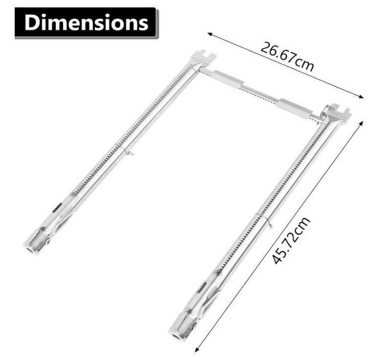 Palnik do grilla gazowego Weber Spirit 45.7cm GFTIME