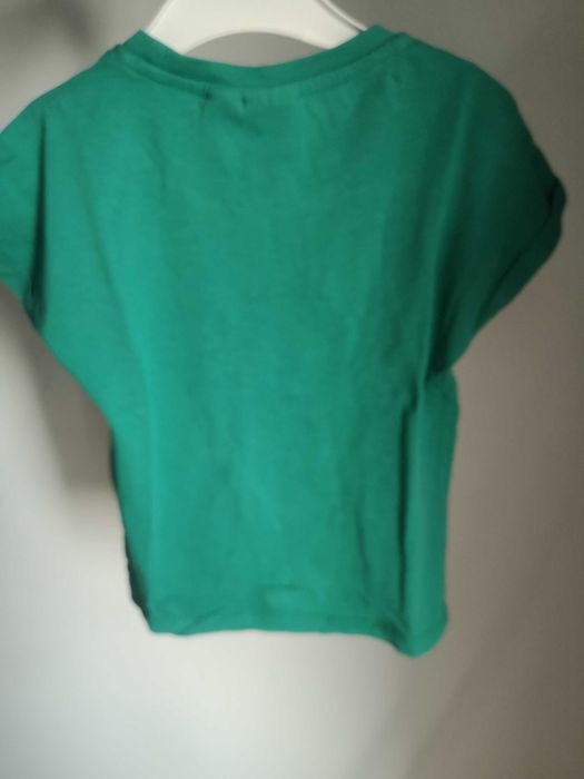 Lilly & Dan zielony t-shirt cytryna napis Summer 98/104 cm 2-3 lata