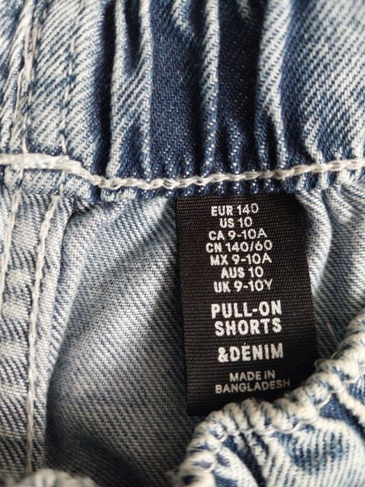 Szorty jeansowe 140 hm