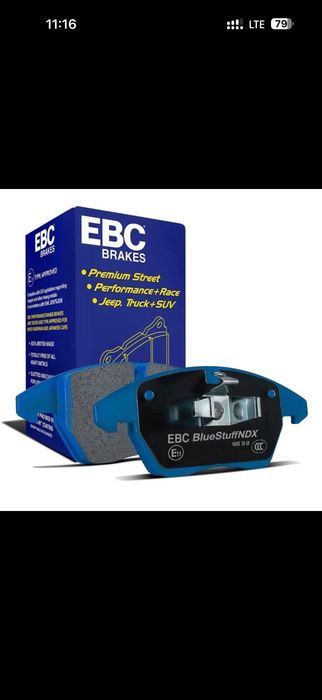 ТОП Задние колодки BMW EBC Bluestuff (DP52089NDX)