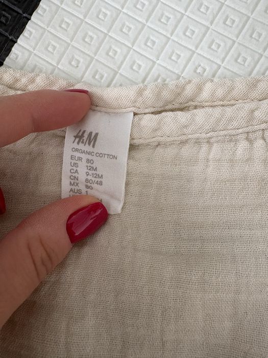 Muślinowa tunika H&M 80