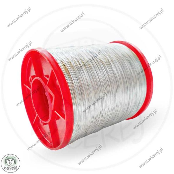 Drut pszczelarski do ramek 0,4mm 1kg Ocynkowany drutowanie ramki
