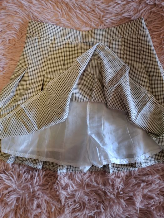 юбка шорты в клетку
