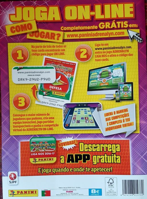 Cromos PANINI Adrenalyn 2016/17