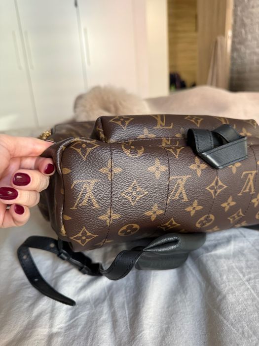 Mochila Louis Vuitton Palm Springs MM original com recibo e caixa