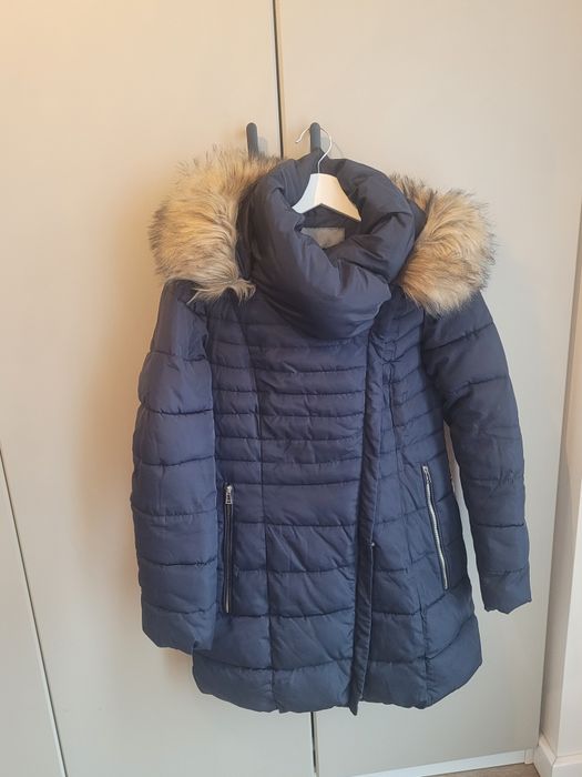 Granatowa kurtka zimowa