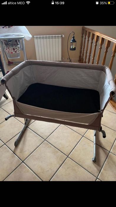 Berço Chicco Co-Sleeping Next2Me Dove Grey Usado como Novo