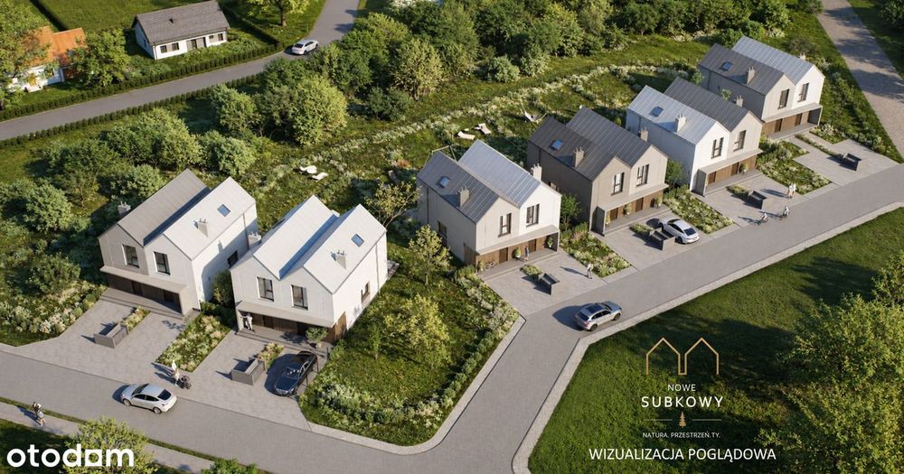Nowe Subkowy - Twój nowy dom przy lesie | 85 m² | blisko Tczew Gdańsk