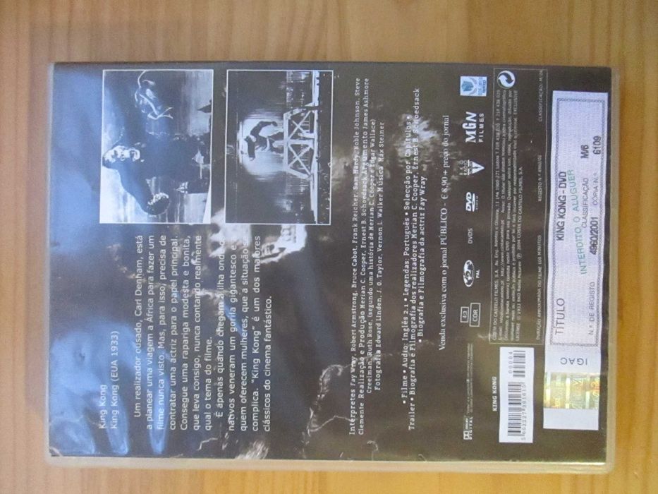 King Kong, o clássico de 1933, Fay Wray, Robert Armstrong, Bruce Cabot