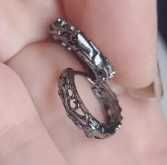 Brincos Pretos Dragão