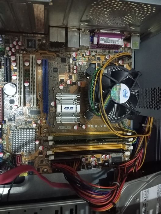 пк(материнка, озу, жёсткий диск, процессор, блок питания, корпус