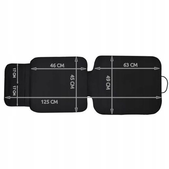 Duża mata ochronna pod fotelik wodoodporna trwała