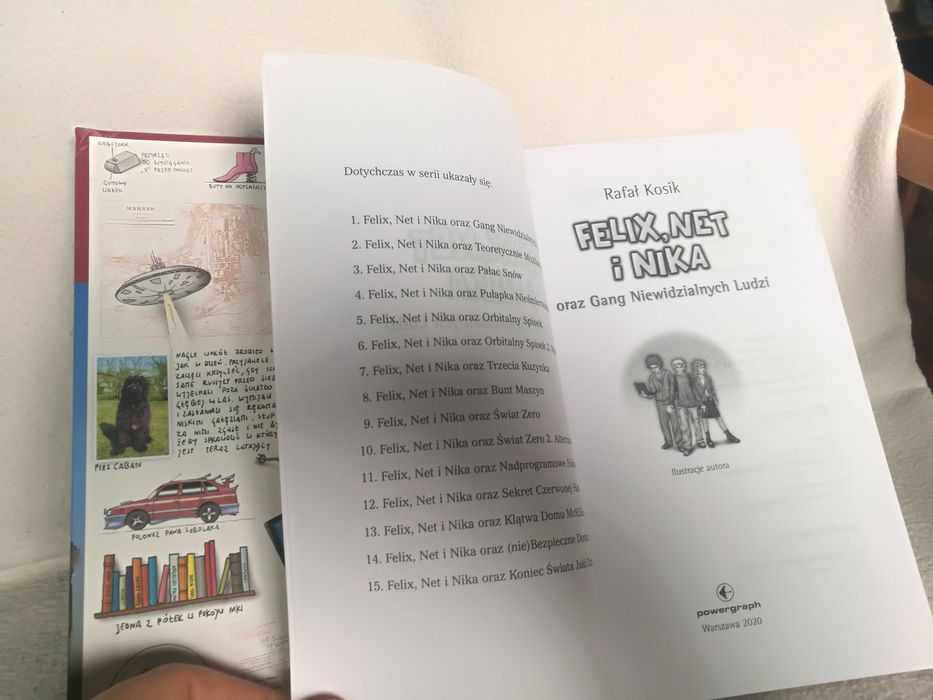 Felix, Net i Nika oraz Gang Niewidzialnych Ludzi Rafał Kosik książka