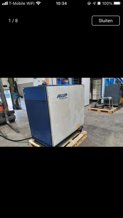 Kompresor srobowy alup 18,5 kw