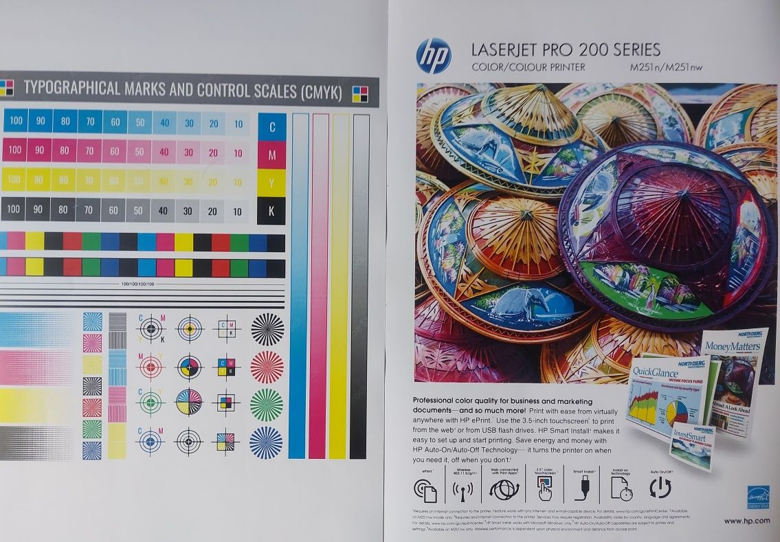 HP LJ pro 200 Color M251n bardzo mały licznik, okazja, nowy toner blk ...