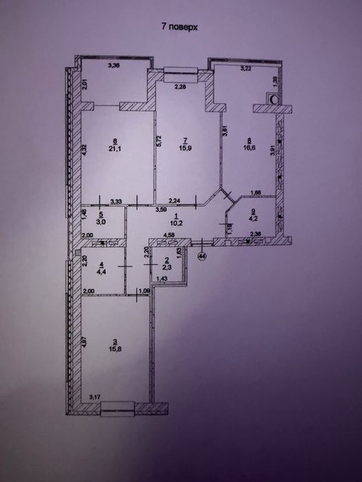 Продається 3 х кімнатна квартира ЖК Домбровський