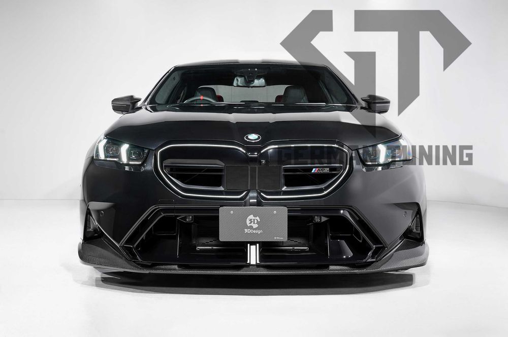 Карбоновий обвіс BMW M5 G90 G99 карбон губа дифузор леза дзеркала спойлер бмв м5 г90 г99 ноздри лезвия накладка на бампер карбон бмв