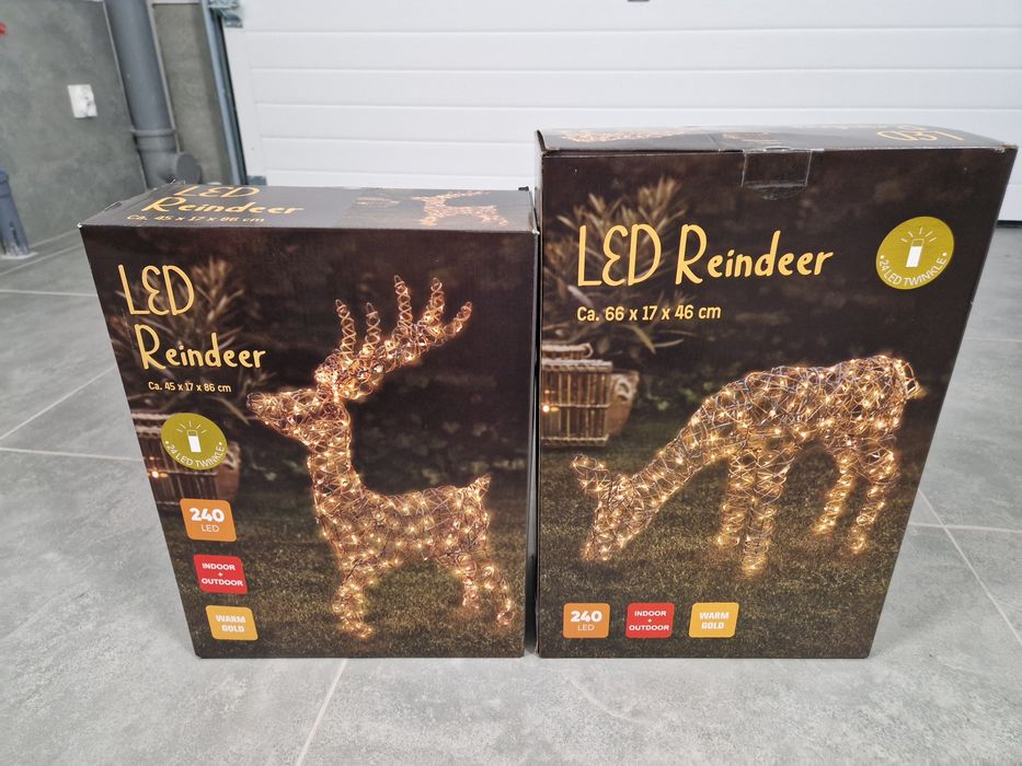 Nowe renifery led zewnętrzne  Action