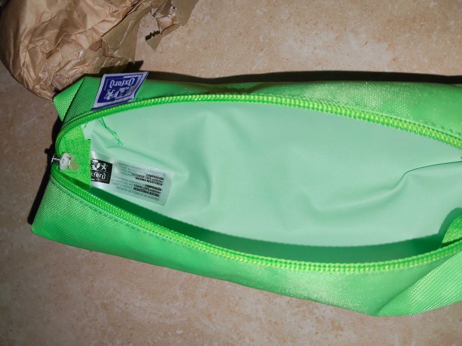 Estojo Oxford verde - novo