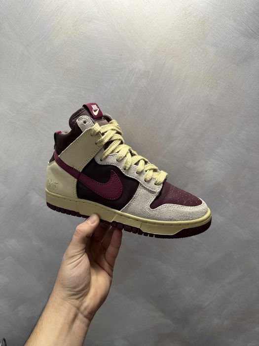 Nike Dunk High 1985 W Beige/Brown кросівки оригінал жіночі кроссовки
