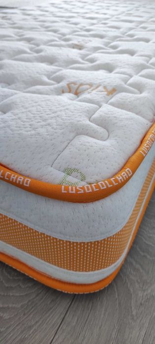 Colchão juvenil lusocolchão KIDS (195x20x98 cm - Molas)