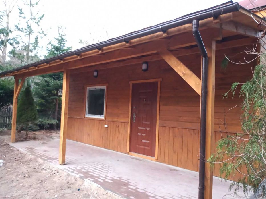 Domek letniskowy 35 m² – 7 × 5 m | Solidna konstrukcja | Domek na działkę