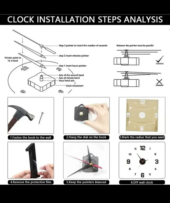 Relógio a colocar na parede