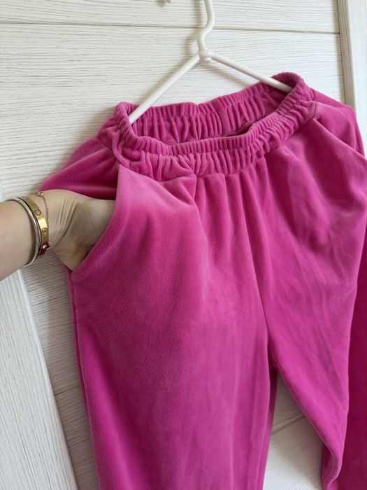 велюровый костюм 3ка худи+ топ и джогеры 42-44