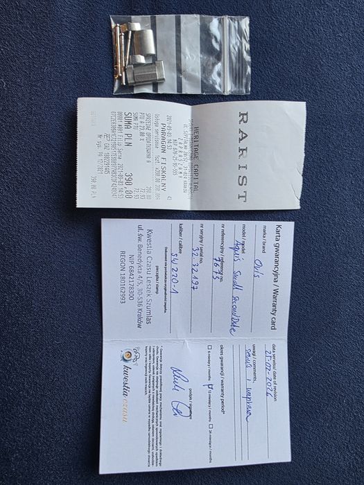 Zegarek Oris Aquis Small Second Date